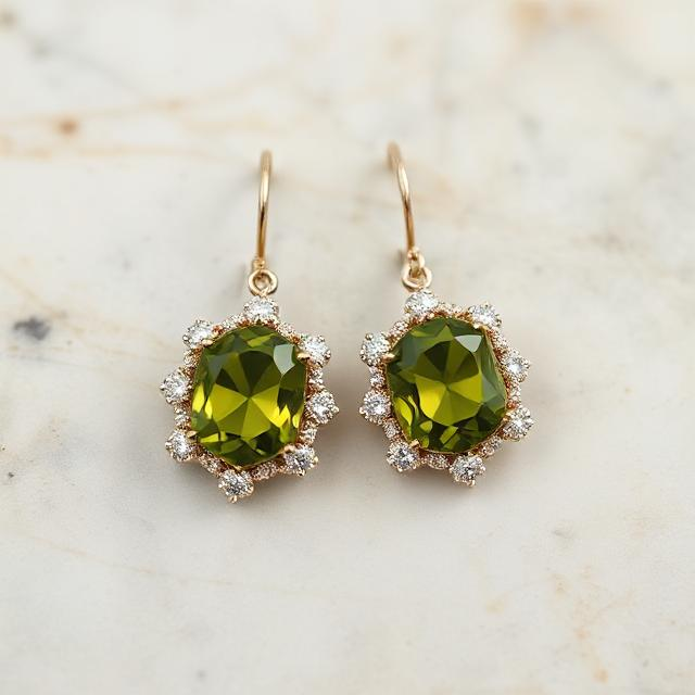 Color Stone Earrings