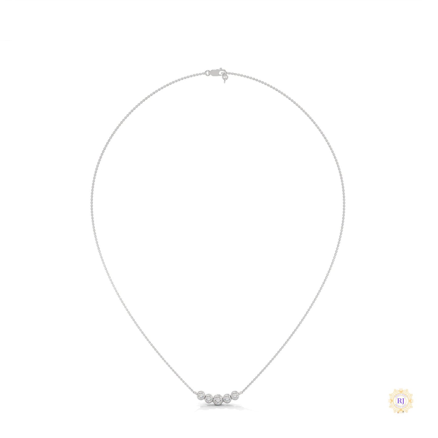 0.30 CT. Five-Stone Diamond Pendant