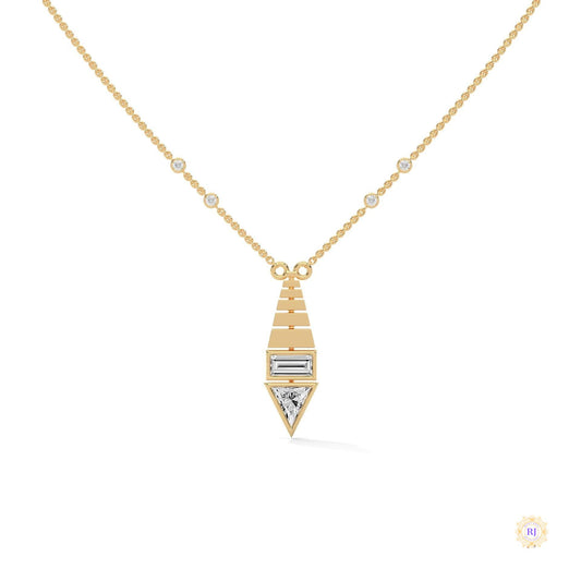 0.60 CT. Art Deco Diamond Pendant