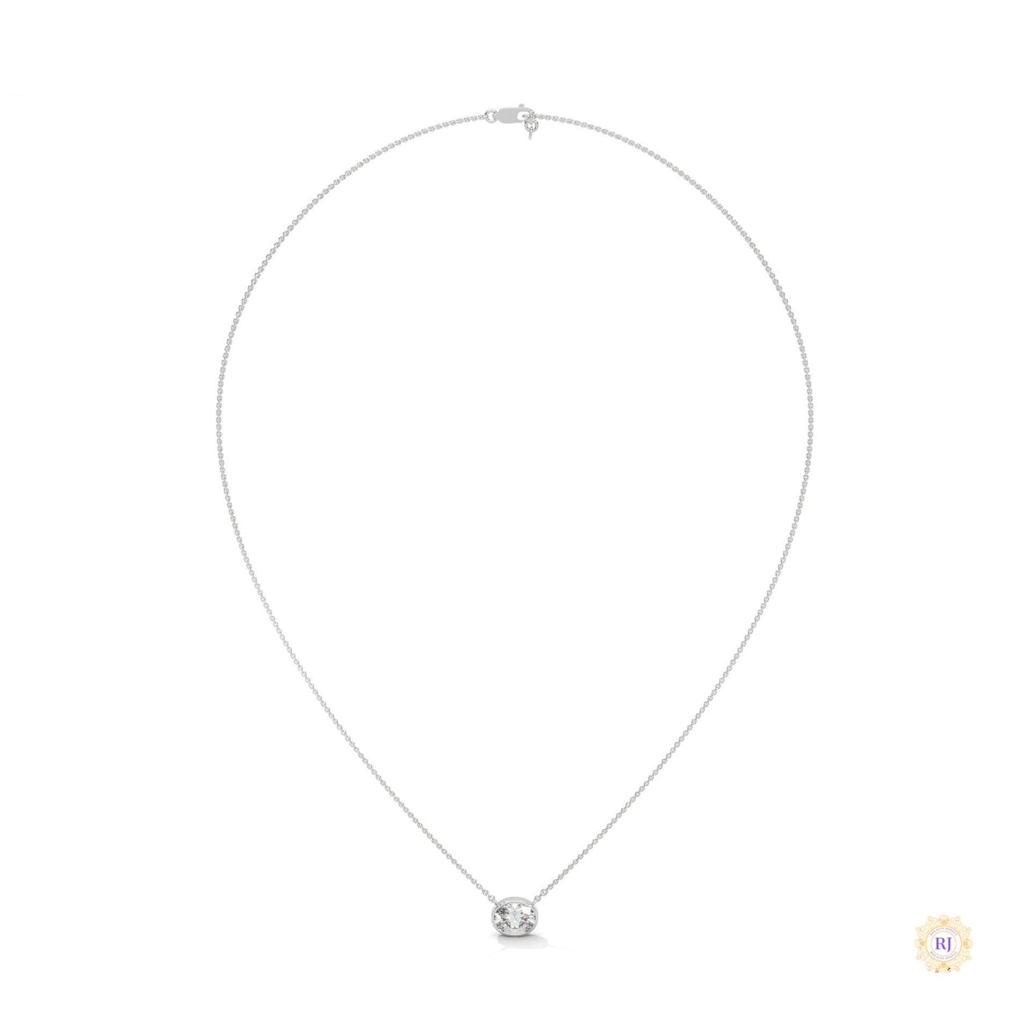 0.75 CT. Round Lab Diamond Pendant