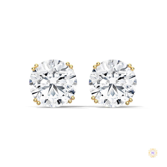 1.30 CT. Round Diamond Stud Earrings