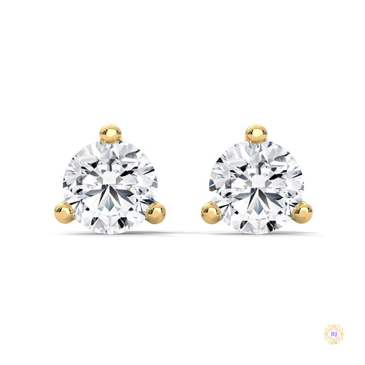 1.30 CT. Round Lab Diamond Studs