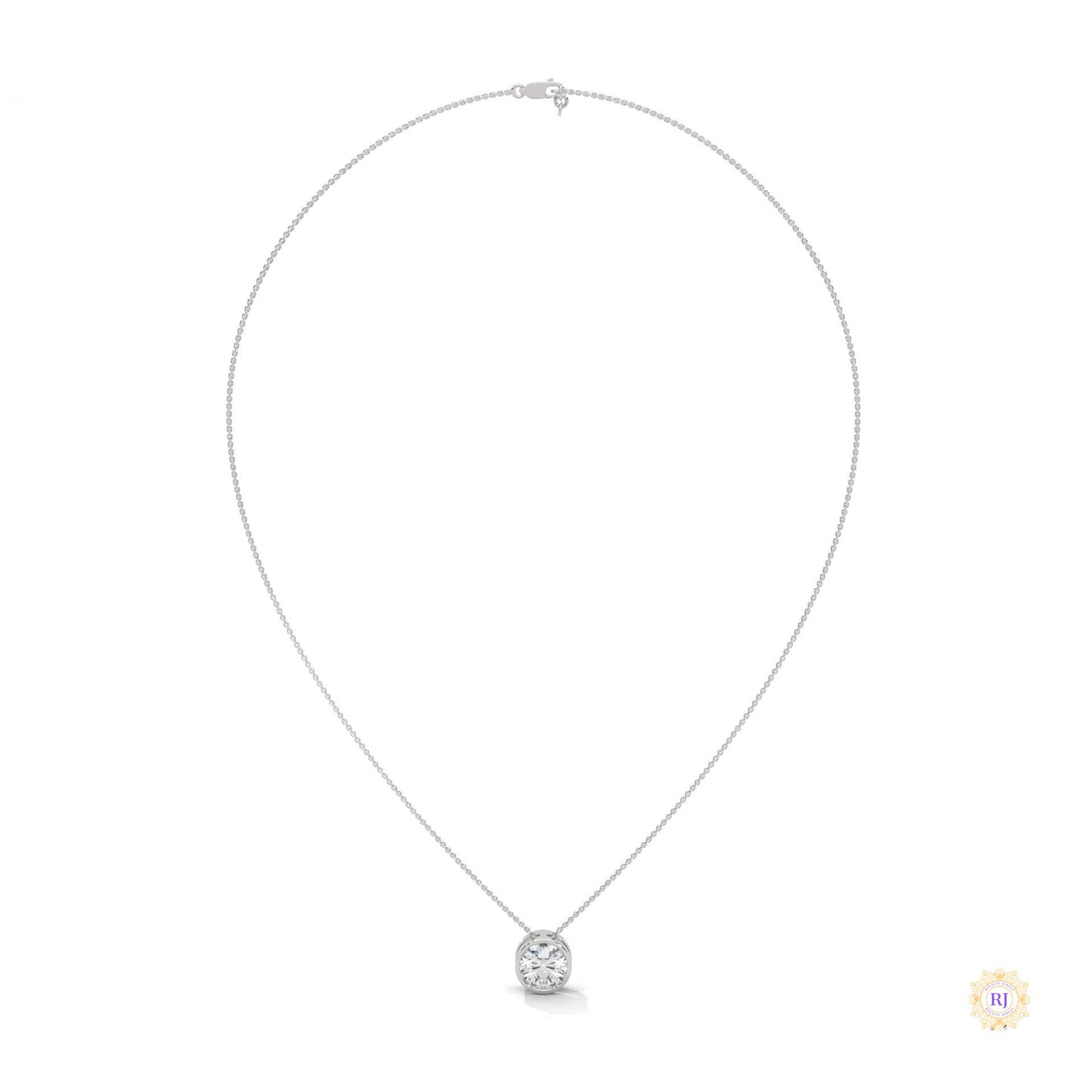 2 CT. Floating Lab Diamond Pendant