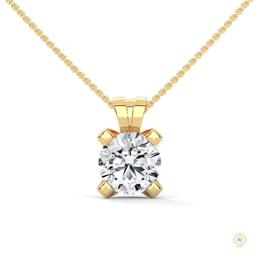 2.45 CT. Round Lab Diamond Pendant