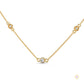 0.10 CT. Bezel Diamond Station Pendant
