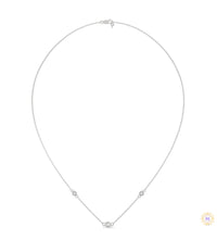 0.10 CT. Bezel Diamond Station Pendant