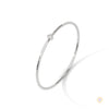 0.10 Ct. Bezel Set Lab Diamond Bangle Minimalist Luxe