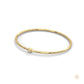 0.10 Ct. Bezel Set Lab Diamond Bangle Minimalist Luxe