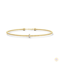 0.10 Ct. Marquise Lab Diamond Bangle Bracelet