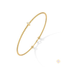0.10 Ct. Marquise Lab Diamond Bangle Bracelet