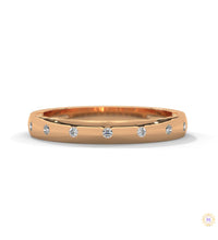 0.10 Ct. Minimalist Dot Lab Diamond Band Ring