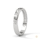 0.10 Ct. Scalloped Lab Diamond Accent Band Ring