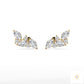 0.15 CT. Marquise Cluster Diamond Earrings