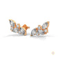 0.15 CT. Marquise Cluster Diamond Earrings