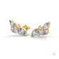 0.15 CT. Marquise Cluster Diamond Earrings