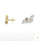 0.15 CT. Marquise Cluster Diamond Earrings