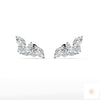 0.15 CT. Marquise Cluster Diamond Earrings