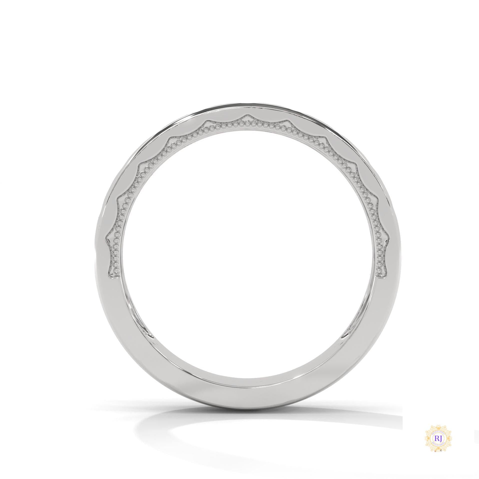 0.15 Ct. Wide Lab Diamond Accent Band Ring
