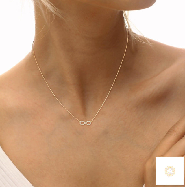 0.20 CT. Infinity Diamond Pendant – Lab-Grown