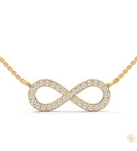 0.20 CT. Infinity Diamond Pendant – Lab-Grown