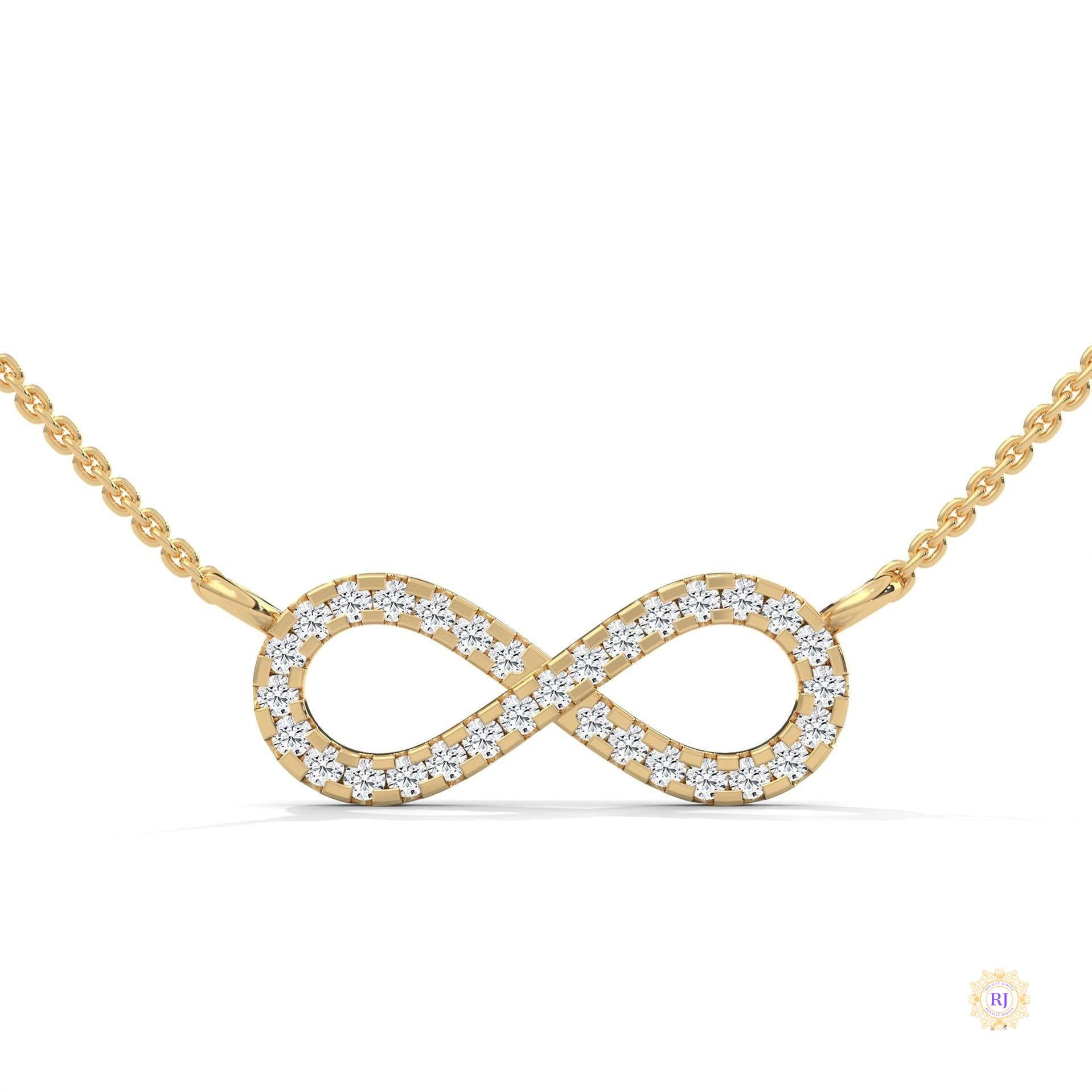 0.20 CT. Infinity Diamond Pendant – Lab-Grown
