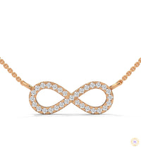 0.20 CT. Infinity Diamond Pendant – Lab-Grown