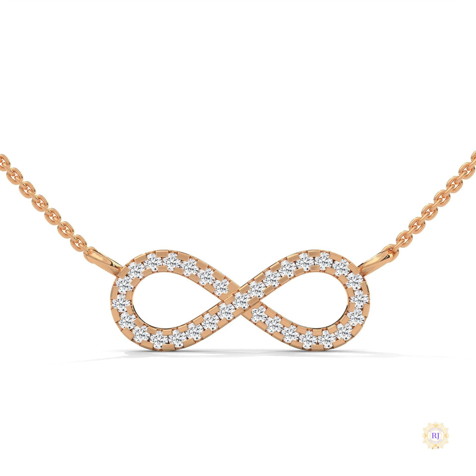 0.20 CT. Infinity Diamond Pendant – Lab-Grown