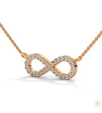 0.20 CT. Infinity Diamond Pendant – Lab-Grown