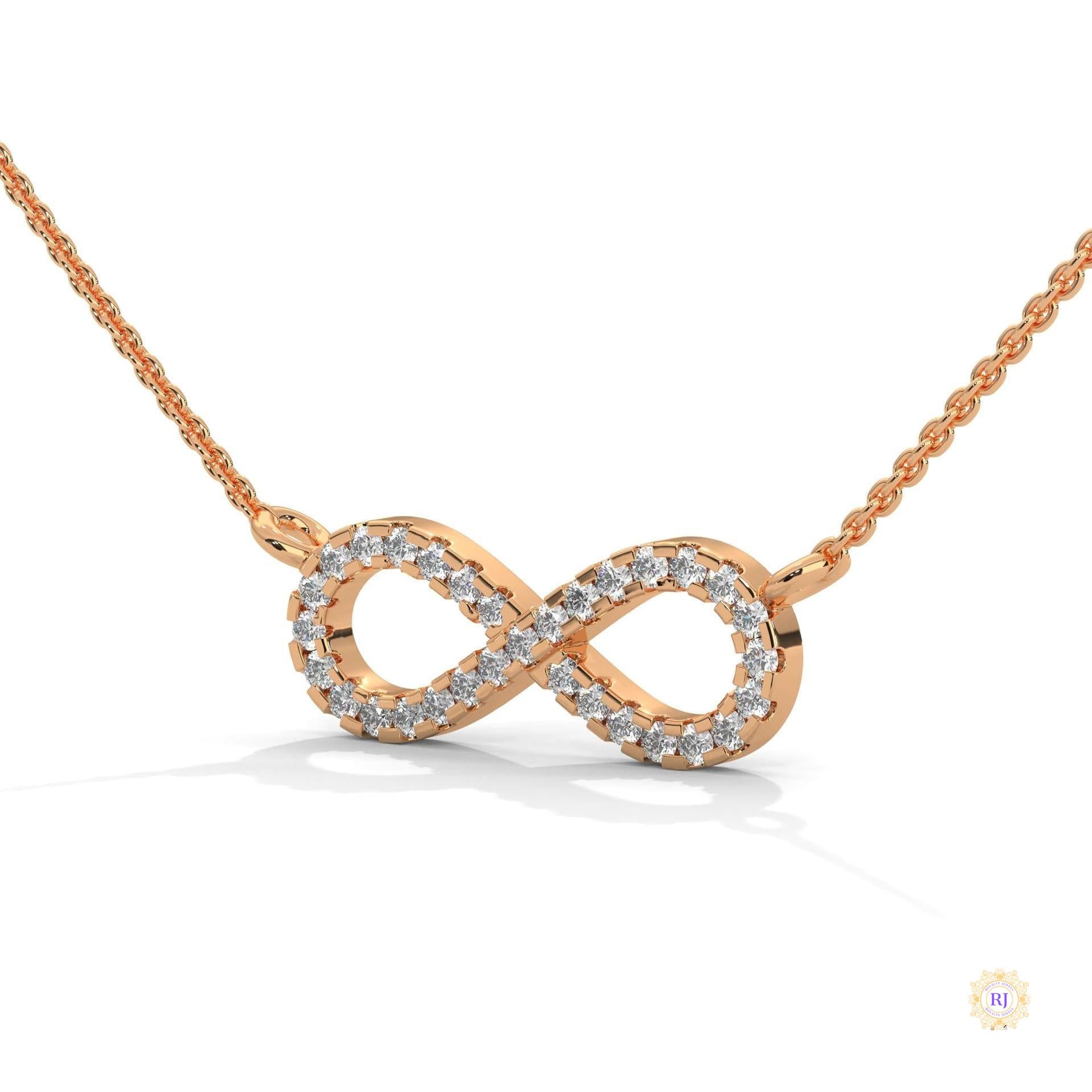 0.20 CT. Infinity Diamond Pendant – Lab-Grown