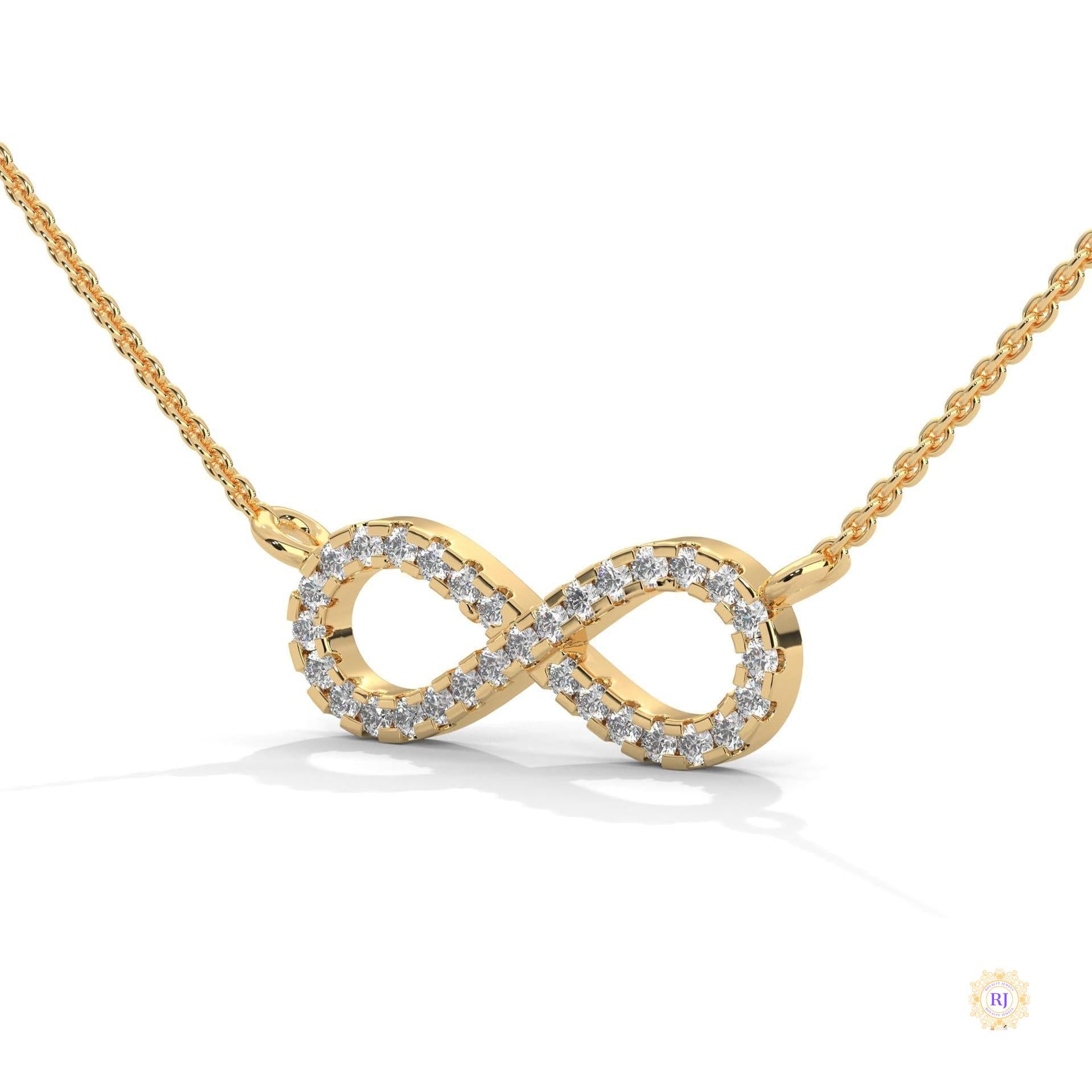 0.20 CT. Infinity Diamond Pendant – Lab-Grown