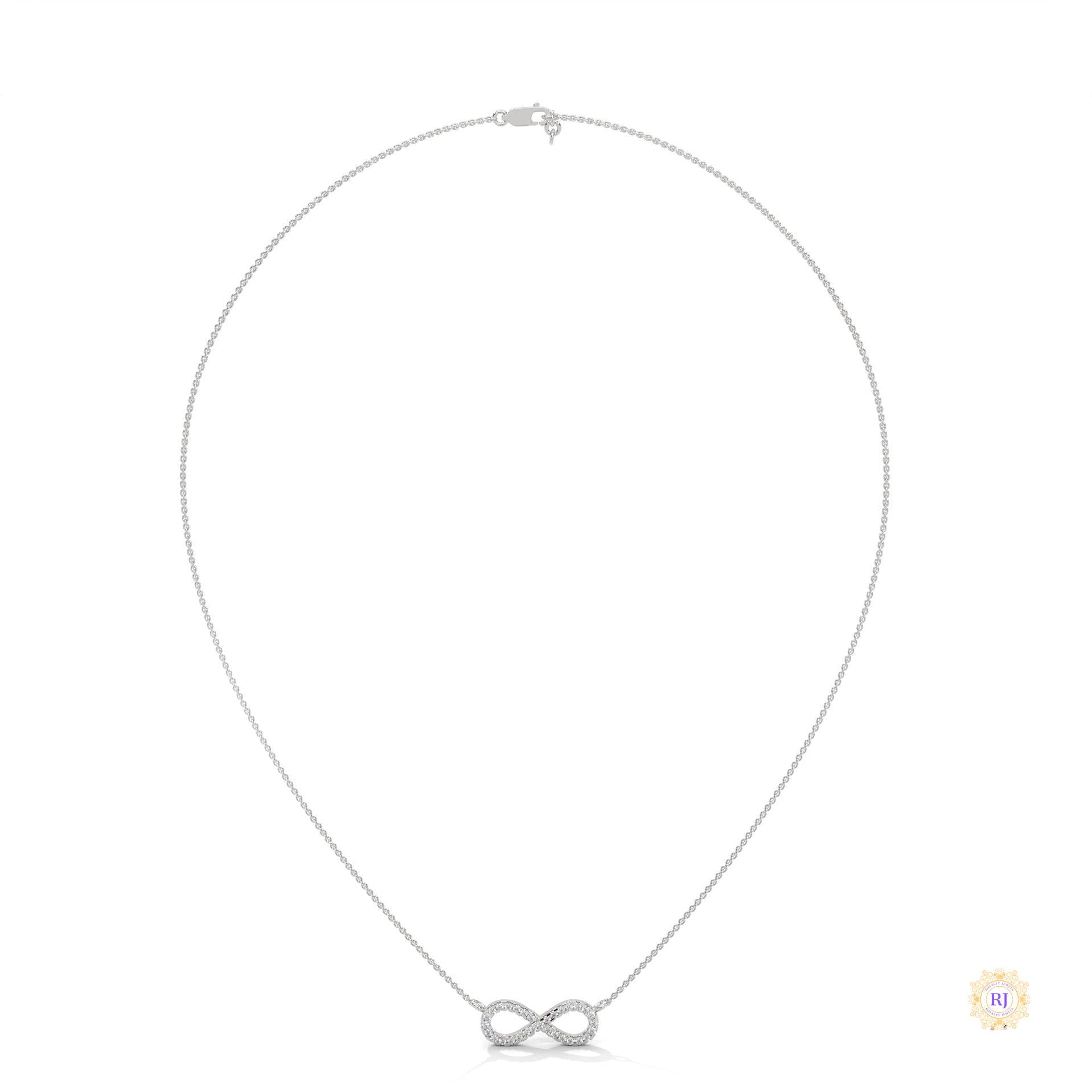 0.20 CT. Infinity Diamond Pendant – Lab-Grown