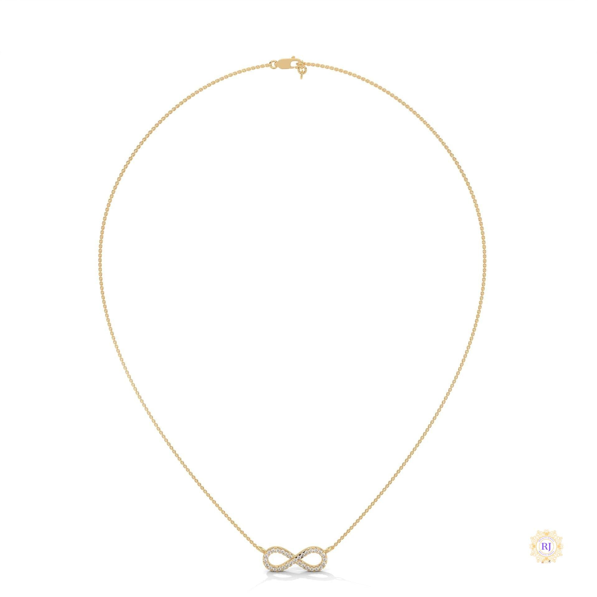 0.20 CT. Infinity Diamond Pendant – Lab-Grown