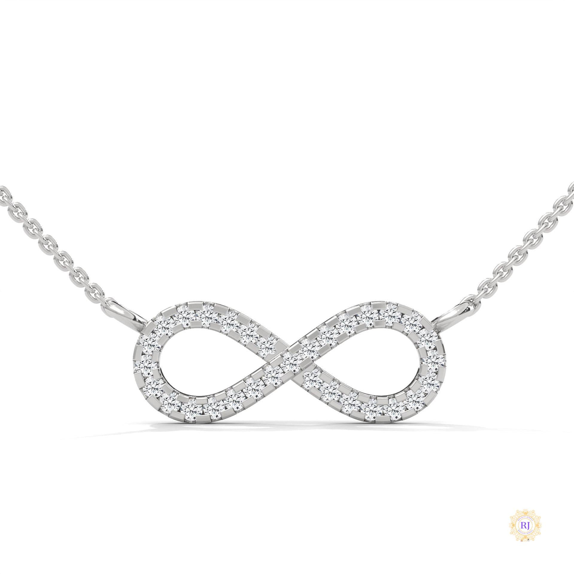 0.20 CT. Infinity Diamond Pendant – Lab-Grown
