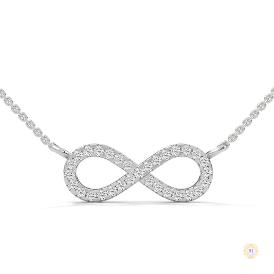 0.20 CT. Infinity Diamond Pendant – Lab-Grown