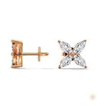 0.20 CT. Marquise Cluster Diamond Studs