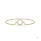 0.20 Ct. Circle Lab Diamond Bracelet Dainty Chain