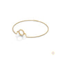 0.20 Ct. Circle Lab Diamond Bracelet Dainty Chain