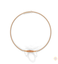 0.20 Ct. Circle Lab Diamond Bracelet Dainty Chain