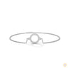 0.20 Ct. Circle Lab Diamond Bracelet Dainty Chain