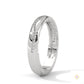 0.20 Ct. Curved Pavé Lab Diamond Wedding Band