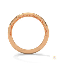 0.20 Ct. Curved Pavé Lab Diamond Wedding Band