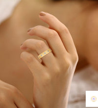 0.20 Ct. Flush-Set Lab Diamond Band Ring