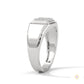 0.20 Ct. Square Pavé Lab Diamond Men’s Ring