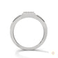 0.20 Ct. Square Pavé Lab Diamond Men’s Ring