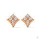 0.25 CT. Chevron Diamond Cluster Studs
