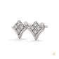 0.25 CT. Chevron Diamond Cluster Studs
