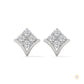 0.25 CT. Chevron Diamond Cluster Studs
