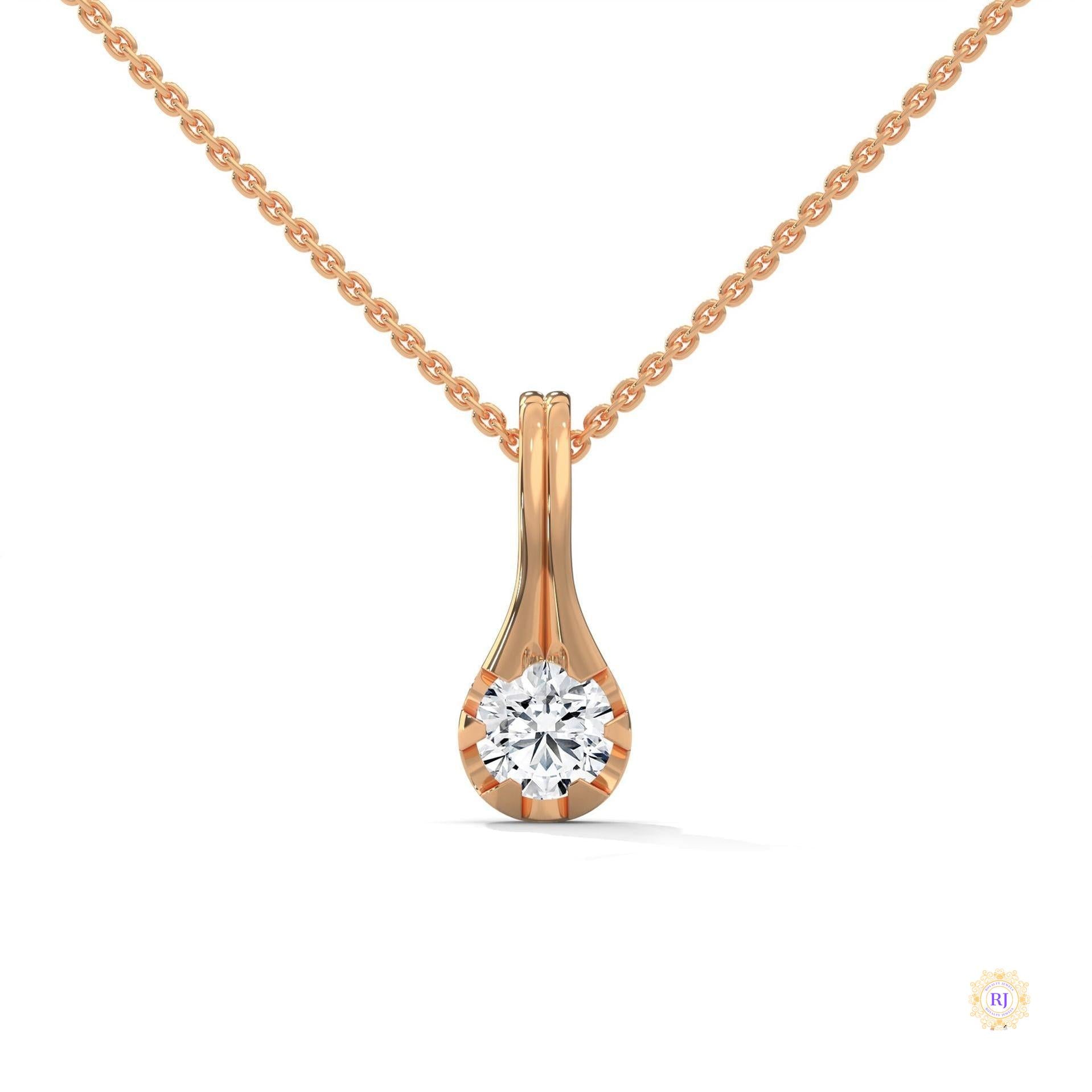 0.25 CT. Lab Diamond Solitaire Pendant