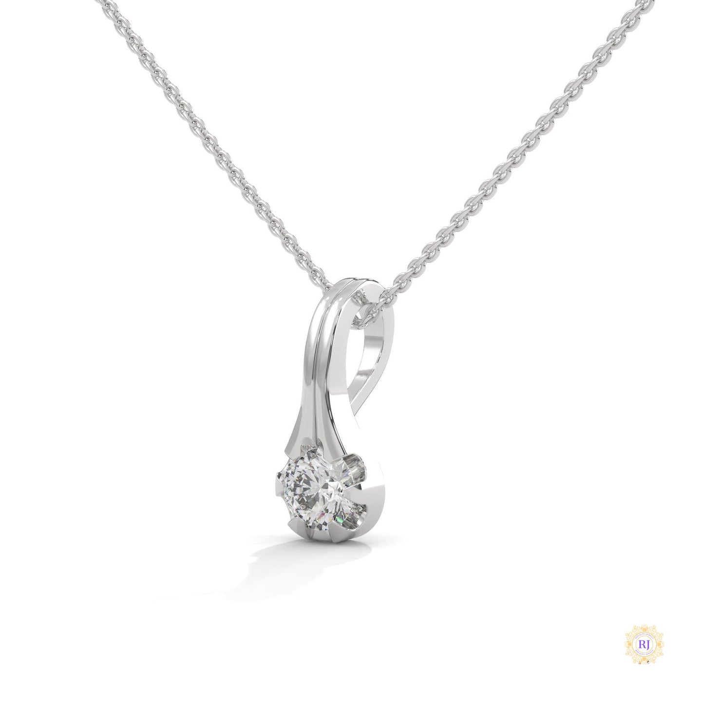0.25 CT. Lab Diamond Solitaire Pendant
