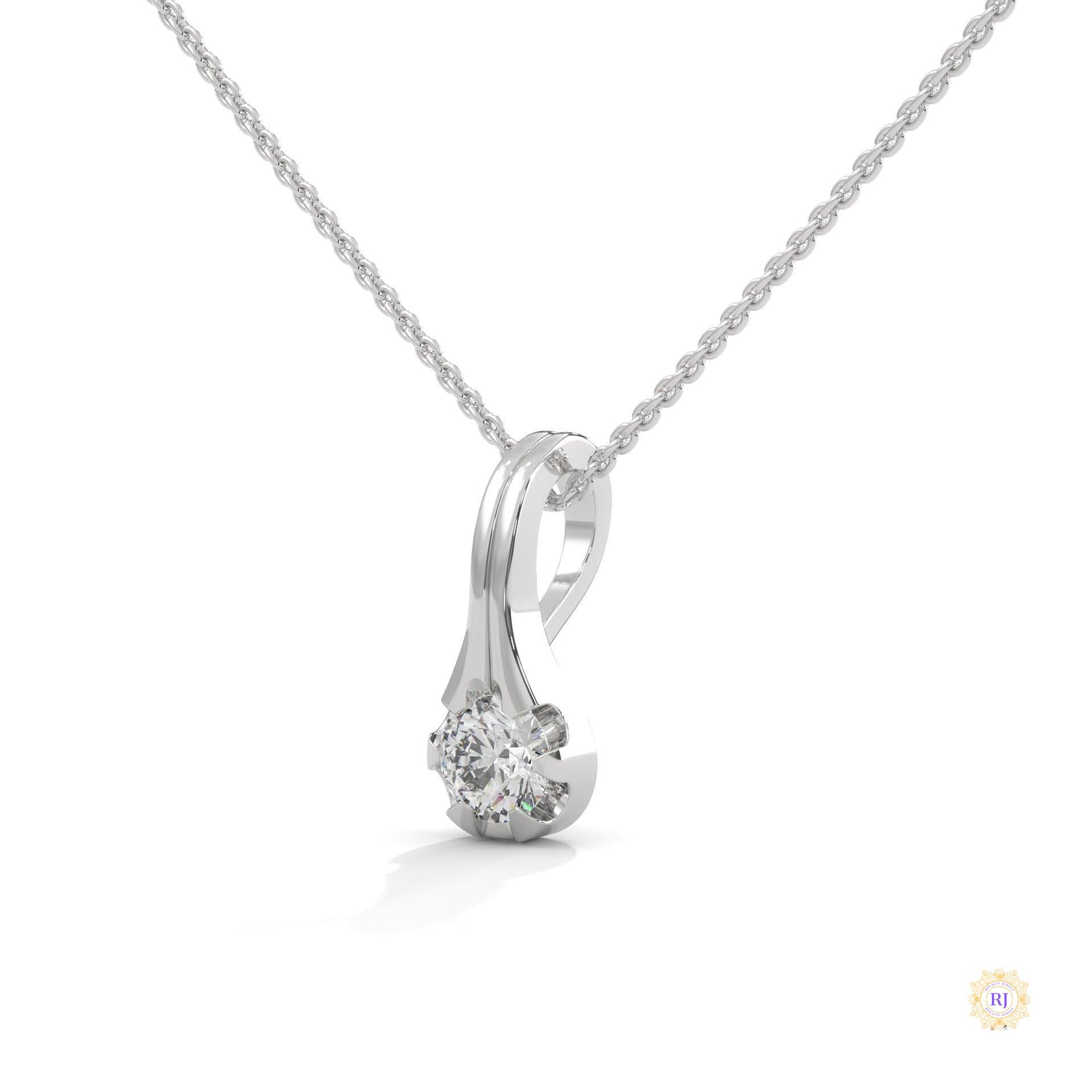 0.25 CT. Lab Diamond Solitaire Pendant